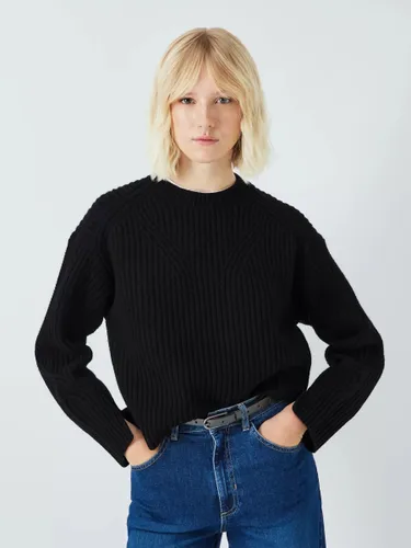 AND/OR Kimberley Cropped Wool Blend Jumper, Multi - Multi - Female