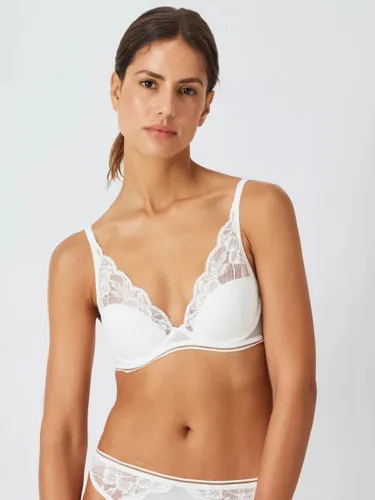 AND/OR Wren Lace Underwired Plunge Bra, B-F Cup Sizes - Ivory - Female