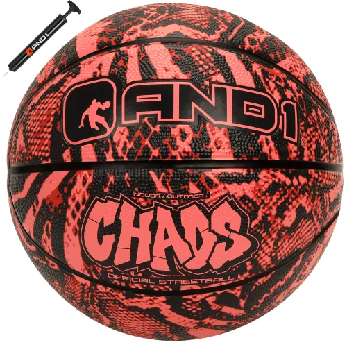 AND1 Chaos Basketball: Official Regulation Size 7 (29.5