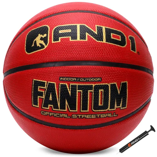AND1 Fantom Rubber Basketball: Official Regulation Size 7