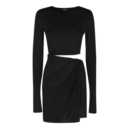 Andamane , Black Cut Out Mini Dress ,Black female, Sizes: