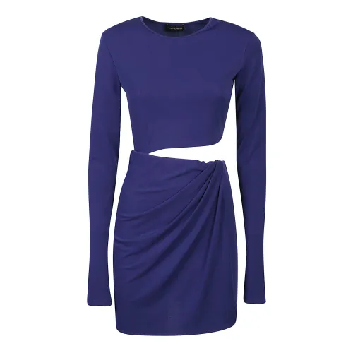 Andamane , Navy Cut Out Mini Dress ,Blue female, Sizes: