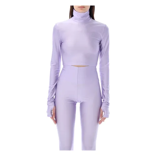 Andamane , Orchid High Neck Top ,Purple female, Sizes: