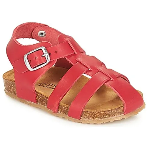 André  AVIRON  boys's Children's Sandals in Red