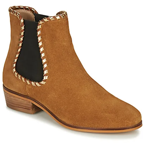 André  BRETT  women's Low Ankle Boots in Brown