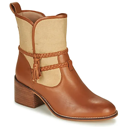 André  BROOK  women's Low Ankle Boots in Brown