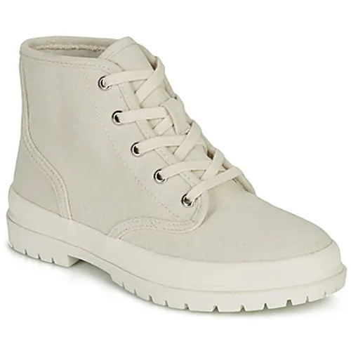 André  HANDE  women's Shoes (High-top Trainers) in Beige