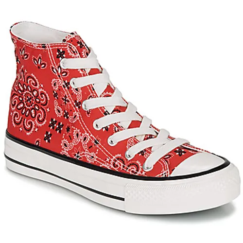 André  HEAVEN  women's Shoes (High-top Trainers) in Red