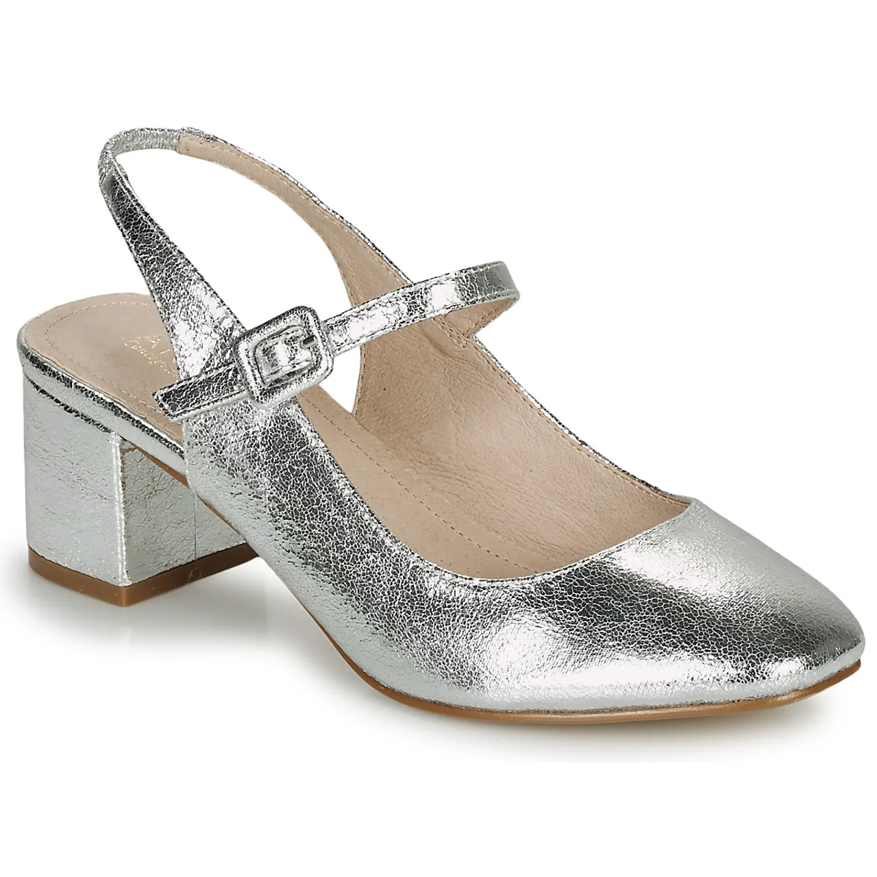 André  JONNA  women's Shoes (Pumps / Ballerinas) in Silver
