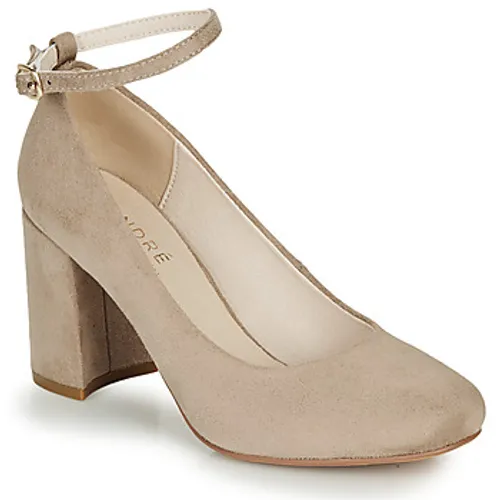 André  LAURIA  women's Court Shoes in Beige