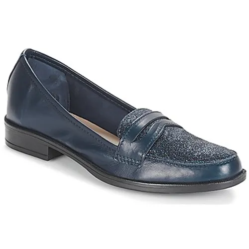 André  LONG ISLAND  women's Loafers / Casual Shoes in Blue