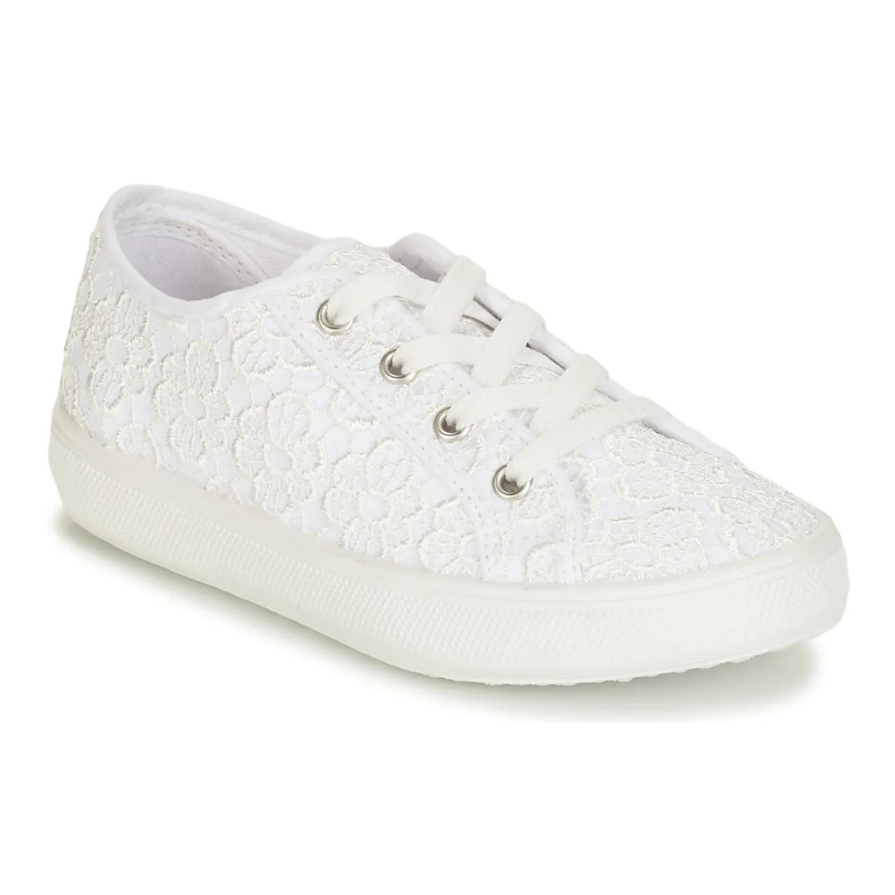 André  MARGHERITA  boys's Children's Shoes (Trainers) in White