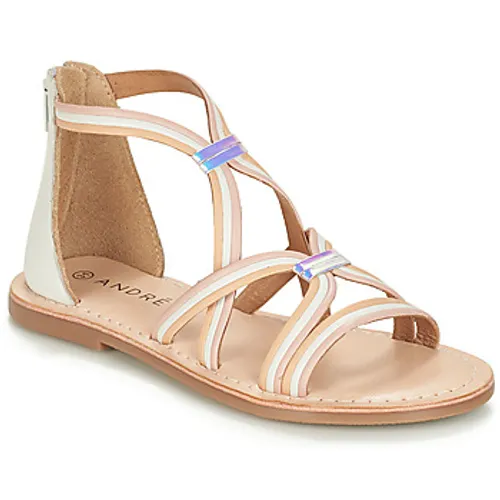 André  MELODIE  girls's Children's Sandals in White