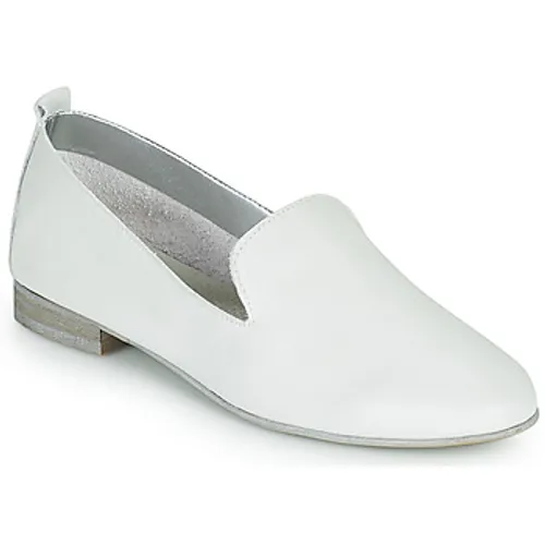 André  ROMANS  women's Loafers / Casual Shoes in White