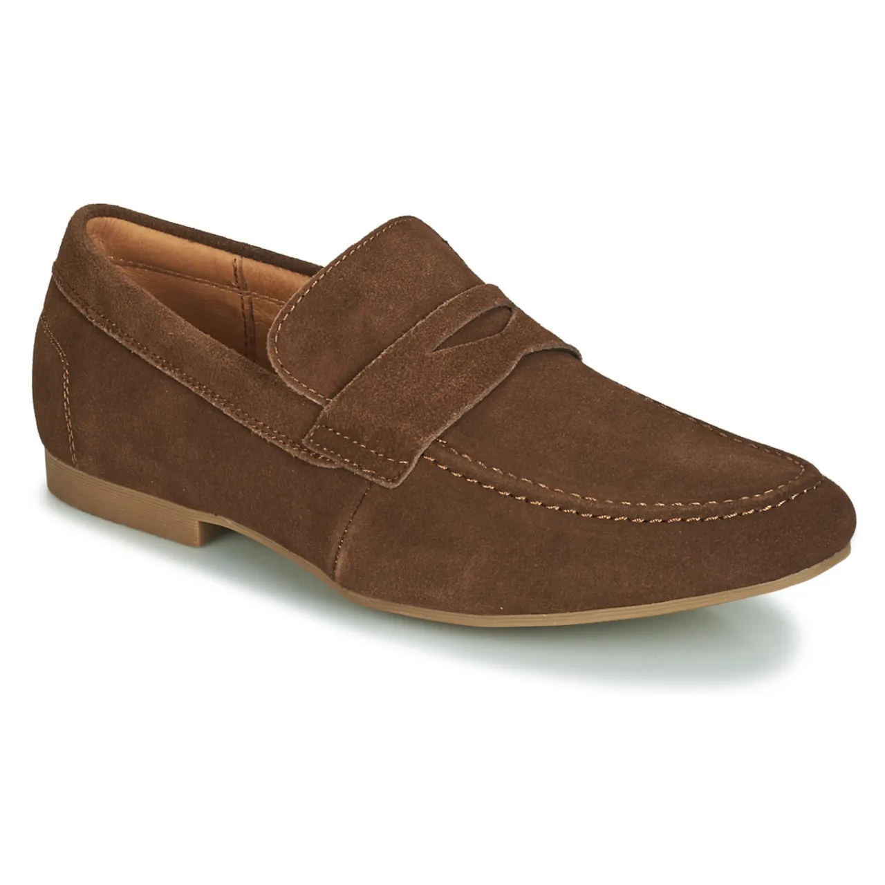 André  TONI  men's Loafers / Casual Shoes in Brown
