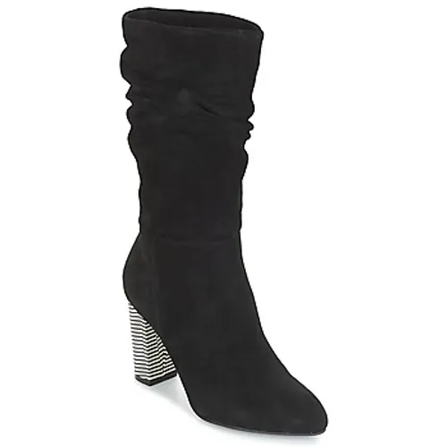 André  ZIGZAG  women's High Boots in Black