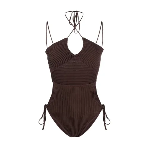 Andrea Adamo , Andrea Adamo One-piece Swimsuit ,Brown female, Sizes: