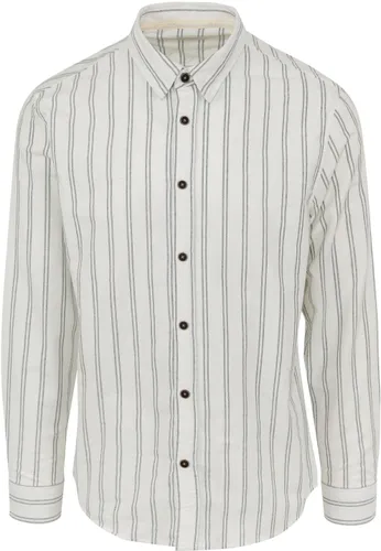 Anerkjendt Shirt Leif Striped White Off-White