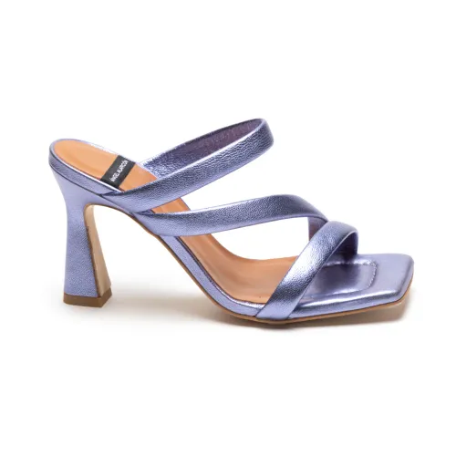 Angel Alarcon , Angel Alarcon Sandals Lilac ,Purple female, Sizes: