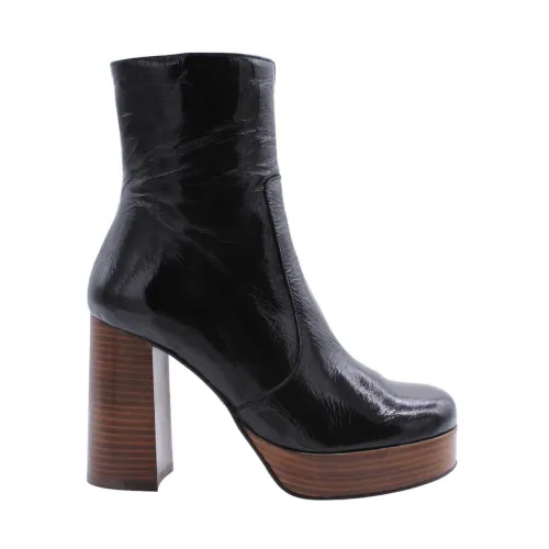 Angel Alarcon , Heeled Boots ,Black female, Sizes: