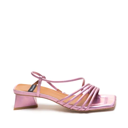 Angel Alarcon , Mazzy Sandals ,Pink female, Sizes: