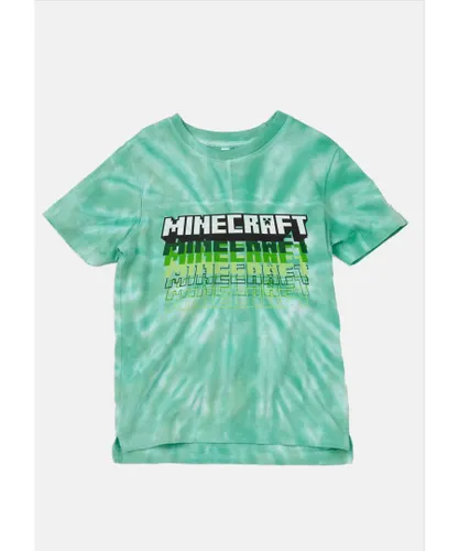Angel & Rocket Boys Minecraft T Shirt - Green