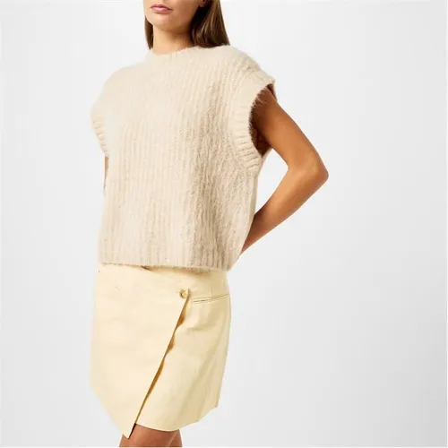 ANINE BING Anine Adam Knit Vest Ld41 - Cream