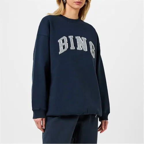 ANINE BING Tyler Bing Crew Sweater - Blue