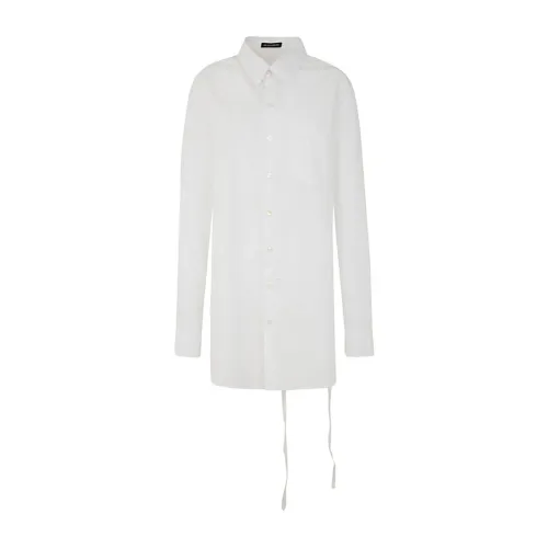 Ann Demeulemeester , Elisabeth Long High Comfort Shirt ,White female, Sizes: