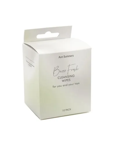 Ann Summers buzz fresh 10 pack cleansing wipes-No colour