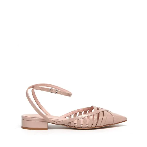 Anna F. , Flat Sandals ,Pink female, Sizes:
