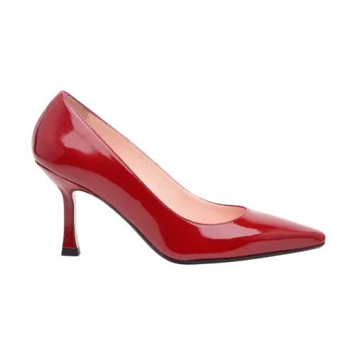 Anna F. , Red Patent Decolté ,Red female, Sizes: