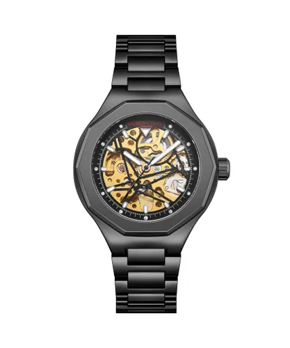 Anthony James Mens Hand Assembled Limited Edition Sports Skeleton Black - 5 Year Warranty - One Size