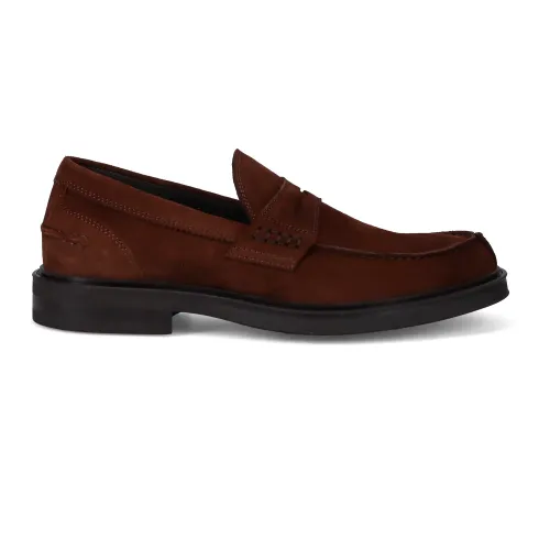 Antica Cuoieria , Antica Cuoieria Flat shoes Brown ,Brown male, Sizes: