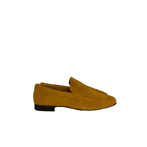 Antica Cuoieria , Antica Cuoieria Flat shoes ,Yellow male, Sizes: