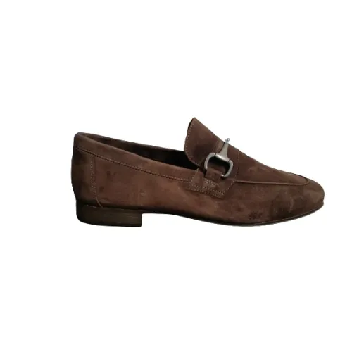Antica Cuoieria , Dark Brown Flat Shoes ,Brown male, Sizes: