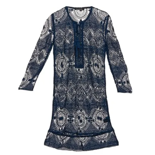 Antik Batik  LEANE  women's Dress in Blue