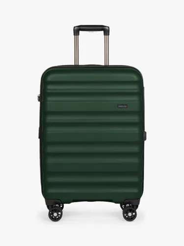 Antler Clifton 4-Wheel 68cm Medium Expandable Suitcase - Woodland Green - Unisex