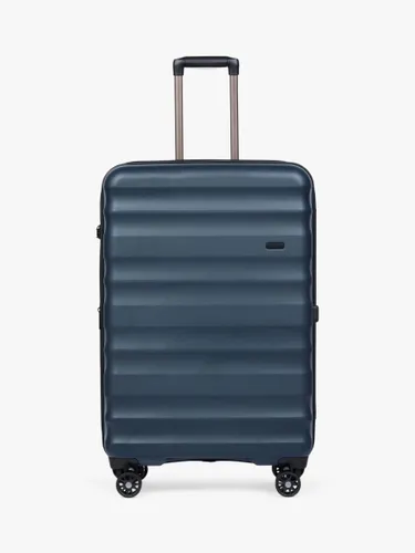 Antler Clifton 4-Wheel 80cm Large Expandable Suitcase - Blue - Unisex