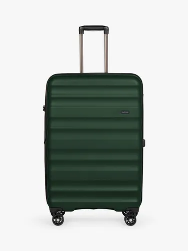 Antler Clifton 4-Wheel 80cm Large Expandable Suitcase - Woodland Green - Unisex