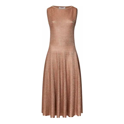 Antonino Valenti , Women's Clothing Dress Nude Ss24 ,Brown female, Sizes: