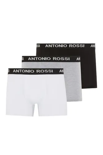 ANTONIO ROSSI (3/6 Pack) Men's Fitted Boxer Hipsters - Mens