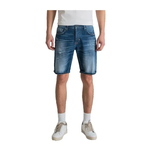 Antony Morato , Denim Shorts ,Blue male, Sizes: