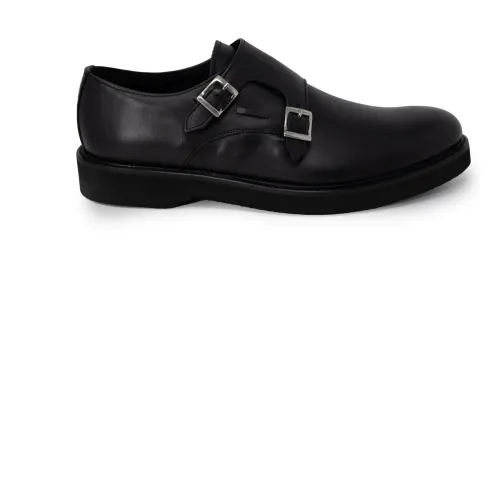 Antony Morato , Elegant Men's Derby Shoes ,Black male, Sizes: