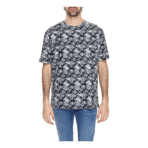 Antony Morato , Geometric Slip-On T-Shirt with Short Sleeves ,Multicolor male, Sizes: