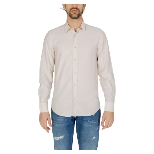 Antony Morato , Long Sleeve Shirt Spring/Summer Collection ,Beige male, Sizes: