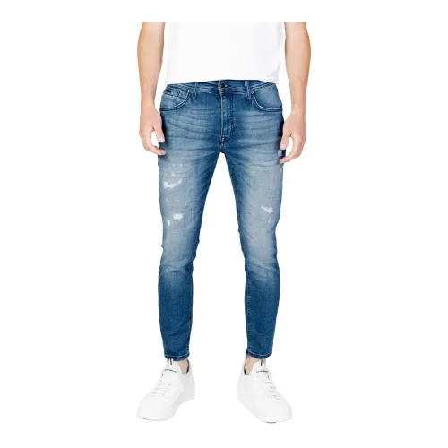 Antony Morato , Men`s Blue Jeans with Front and Back Pockets ,Blue male, Sizes: