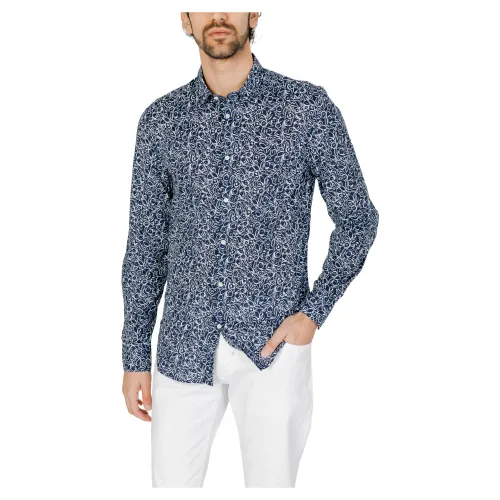 Antony Morato , Men's Long Sleeve Shirt Spring/Summer Collection ,Multicolor male, Sizes:
