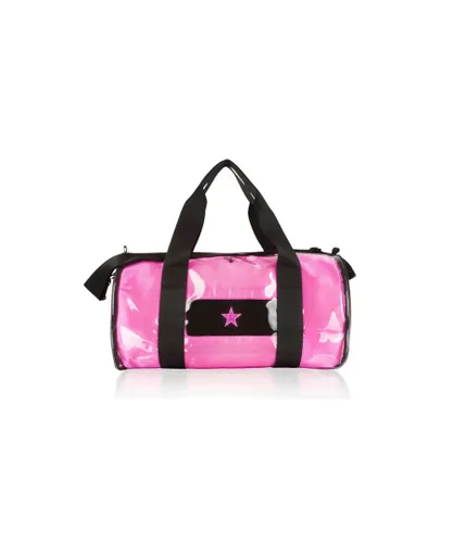 Apatchy London Girls Kit Bag with Neon Pink Satin Liner - One Size