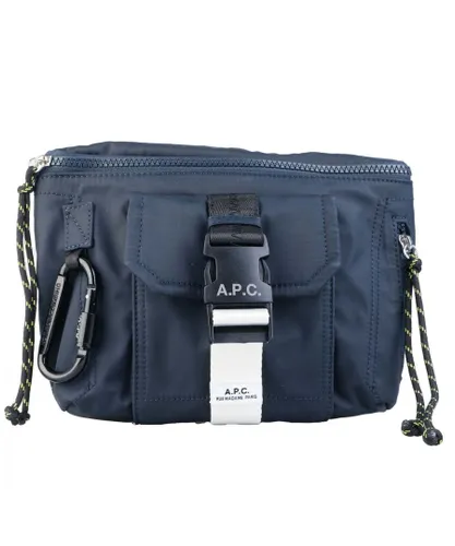 A.P.C. Mens Accessories Treck Banana Bag in Navy - Blue - One Size